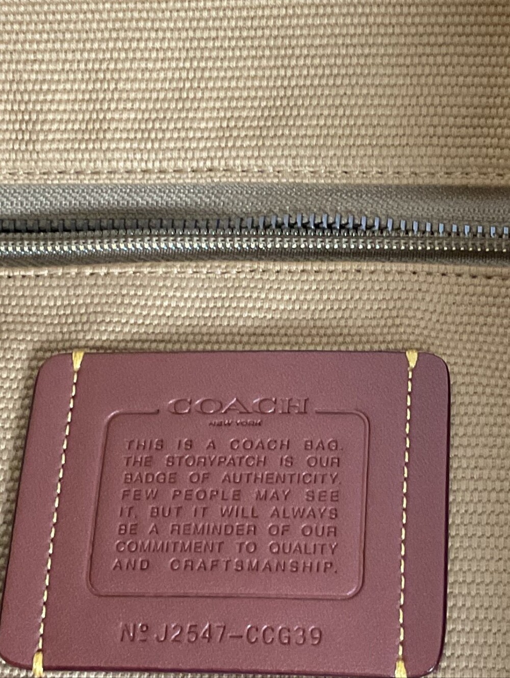 Coach Small Tour Tote Bag - Picture 11 of 13